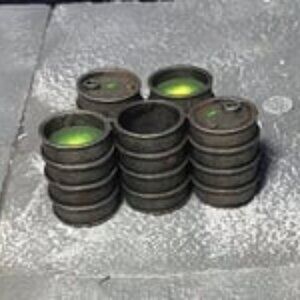 Pack of 5 Sci Fi Opened Barrels for Warhammer 40k